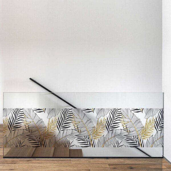 Okenska nalepka 200x40 cm Classy Palm Leaves - Ambiance