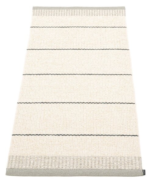 Svetlo siva/kremno bela notranja in zunanja preproga 60x125 cm Belle Warm Grey – Pappelina