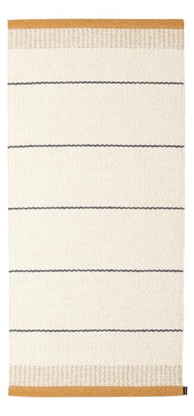 Oker rumena/kremno bela notranja in zunanja preproga 60x125 cm Belle Ochre – Pappelina