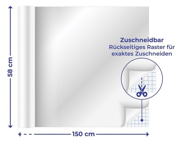 Zrcalna nalepka 58x150 cm – Wenko