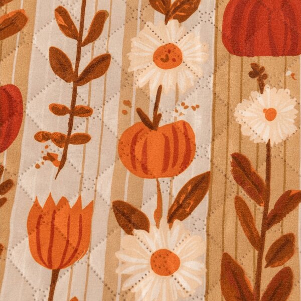 Pregrinjalo za posteljo PUMPKIN STRIPES, barvno Dimenzije: 170 x 210 cm
