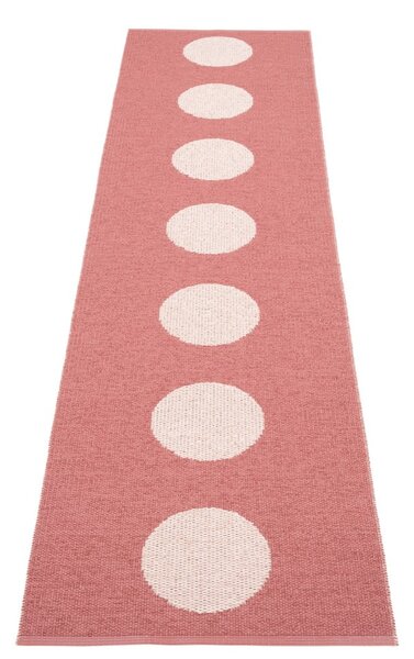 Svetlo rdeč zunanji in notranji tekač 70x280 cm Vera Pop Blush – Pappelina