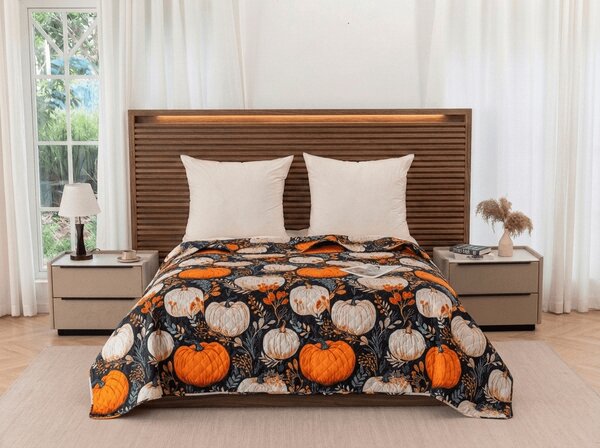 Pregrinjalo za posteljo MAGIC PUMPKIN, barvito Dimenzije: 170 x 210 cm