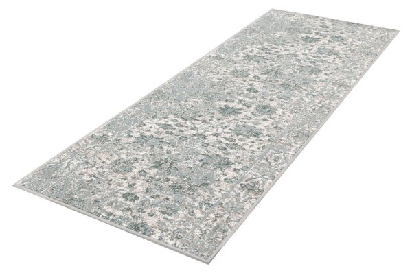 Prašno moder tekač 80x250 cm Sensi Tris – FD