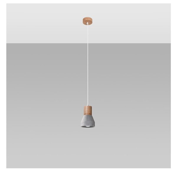 Siva viseča svetilka ø 12 cm Valentina – Nice Lamps