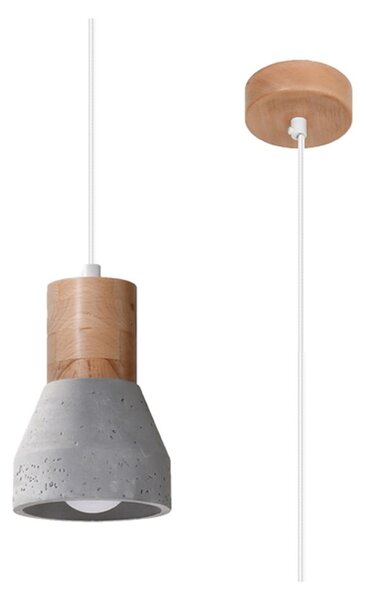 Siva viseča svetilka ø 12 cm Valentina – Nice Lamps