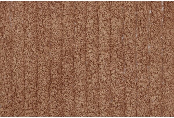 Opečnato oranžen/bež bombažen tekač 80x230 cm Duetto Toffee – Lorena Canals
