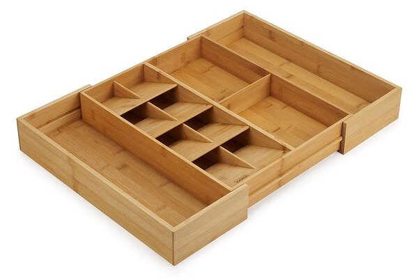 Bambusov nastavljiv organizator za pribor v naravni barvi 32 x 40 cm DrawerStore Bamboo – Joseph Joseph