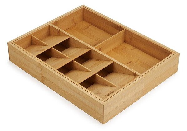 Bambusov nastavljiv organizator za pribor v naravni barvi 32 x 40 cm DrawerStore Bamboo – Joseph Joseph