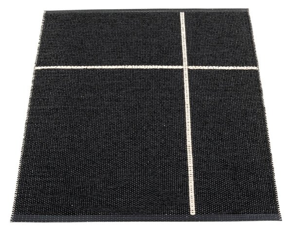 Črna notranja in zunanja preproga 70x90 cm Fred Black – Pappelina