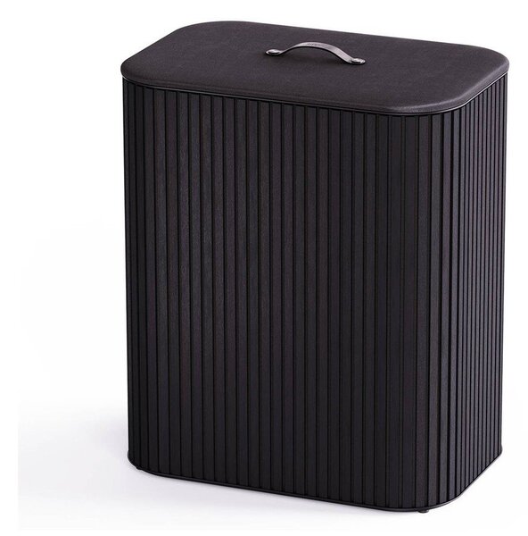 Črn koš za perilo 2x45 l iz bambusa Tota Luxe – Joseph Joseph