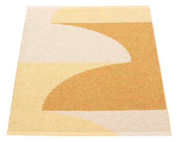 Oker rumena notranja in zunanja preproga 70x90 cm Hill Ochre Pale Yellow – Pappelina