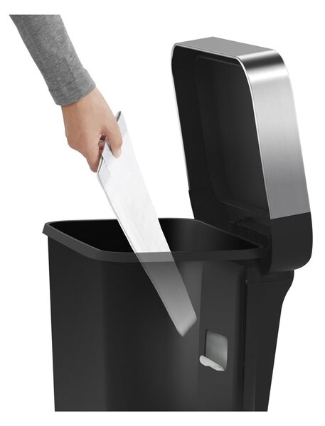 Plastični koš za odpadke s pedalom 45 l - simplehuman