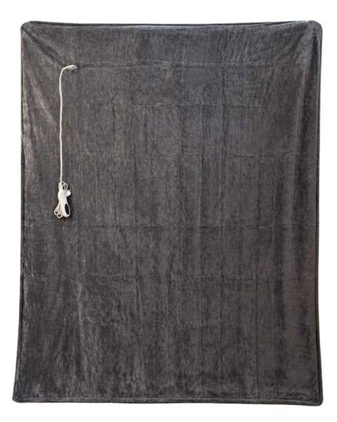Električna grelna odeja 183 x 213 cm z 10 stopnjami gretja - siva - Za 30 let - Božič