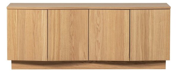 TV omarica iz masivnega hrasta v naravni barvi 133x52x45 cm Zuma – WOOOD