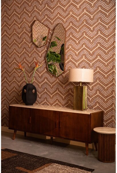 Stensko ogledalo z lesenim okvirjem 39,5x90 cm Basil – Dutchbone