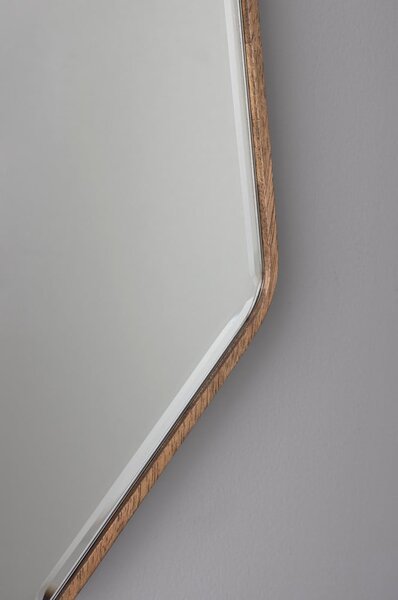 Stensko ogledalo z lesenim okvirjem 39,5x90 cm Basil – Dutchbone