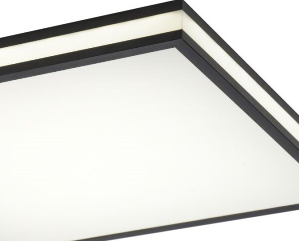 JUST LIGHT. 14110-18 -LED RGBW Zatemnitvena svetilka MARIO BLAC LED/19,5W/230V + Daljinski upravljalnik