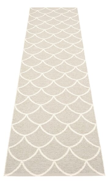 Kremno bel zunanji in notranji tekač 70x300 cm Kotte Linen – Pappelina