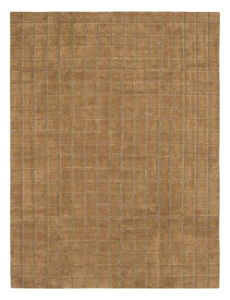 Oker rumena ročno tkana volnena preproga 230x300 cm Mosaic Ochre – Lorena Canals