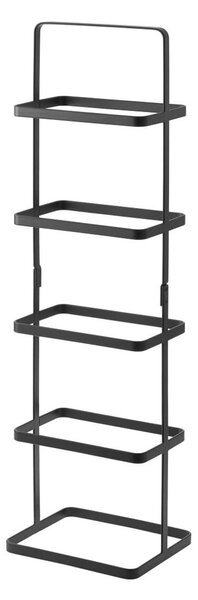 Črno kovinsko stojalo za čevlje Tower Shoe Rack – YAMAZAKI