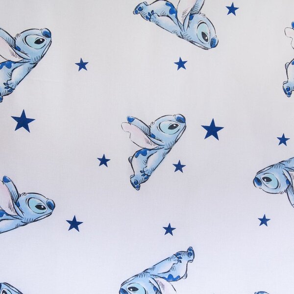 Mentolno zelena enojna bombažna otroška posteljnina 140x200 cm Lilo & Stitch "Buddies" – Jerry Fabrics