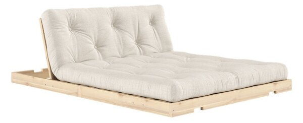 Bež lanena raztegljiva sedežna garnitura 145 cm Flip – Karup Design