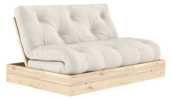 Bež lanena raztegljiva sedežna garnitura 145 cm Flip – Karup Design