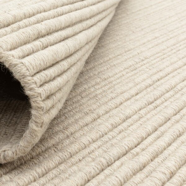 Slonokoščena ročno tkana preproga iz mešanice volne 160x230 cm Ravine – Asiatic Carpets