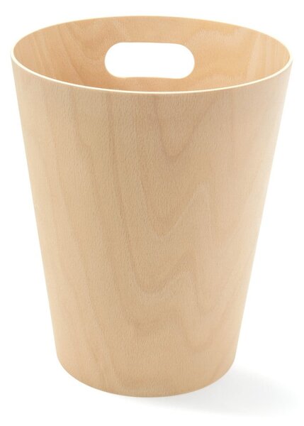 Koš za smeti za pisarno v naravni barvi 7,5 l Woodrow – Umbra
