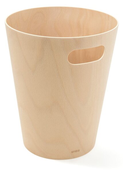 Koš za smeti za pisarno v naravni barvi 7,5 l Woodrow – Umbra
