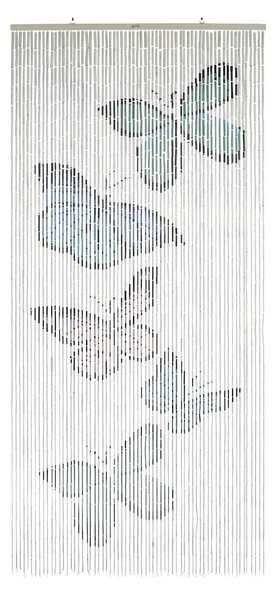 Bambusova zavesa za vrata 200x90 cm Butterflies - Maximex