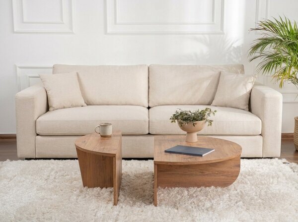 Dvodelna konferenčna mizica OLIVARO, atlantski bor
