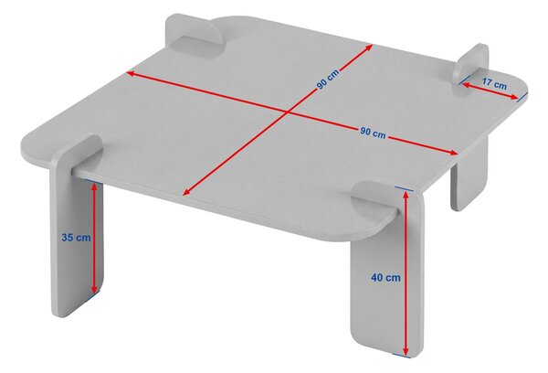Konferenčna miza KLEVANO, atlantski bor/antracit