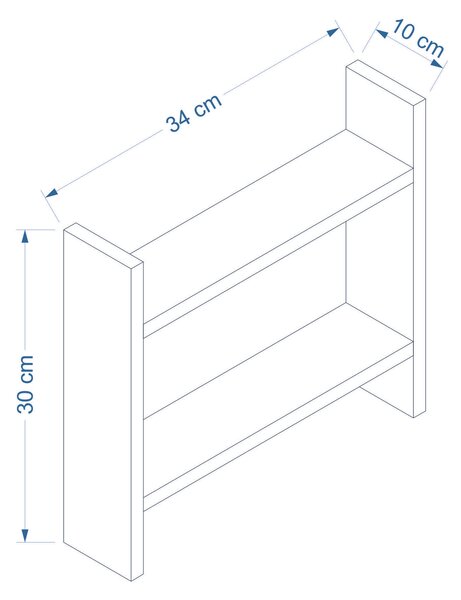 Organizator za delovno mizo JUVEXA, bela