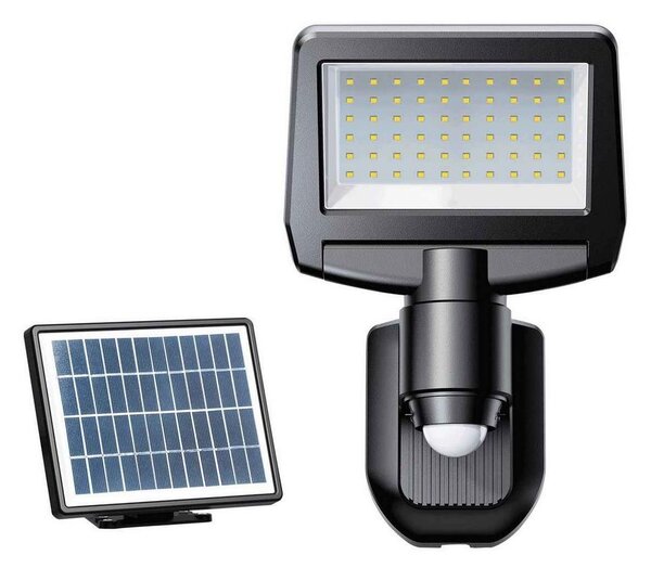 LED Solarni senzorski reflektor TOMI LED/10W/7,4V IP44