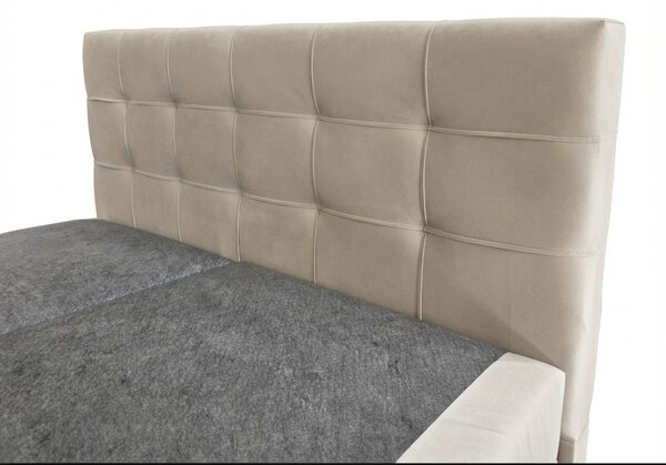 Oblazinjena postelja boxspring DIRELIS TRINITY 140x200 cm bež Vzmetnica: Vzmetnica Bonell