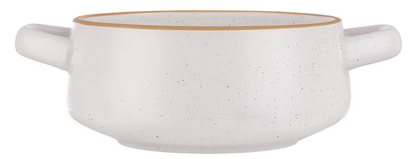 Kremno bele keramične skledice v kompletu 4 ks 850 ml Statek – Orion