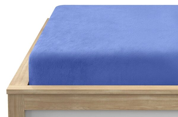 Mikropliš rjuha SOFT 90x200 cm modra