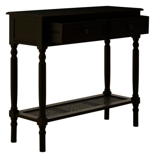 Črna stranska mizica 33x91 cm Heritage – Premier Housewares