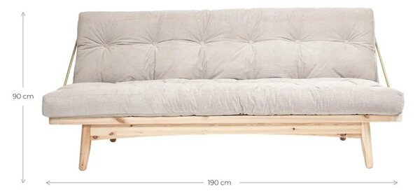 Raztegljiv kavč Karup Folk Clear/Linen