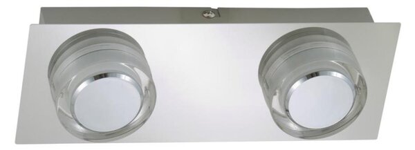 Briloner 2257-028 - LED Kopalniška stropna svetilka SURF 2xLED/5W/230V IP44