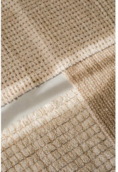 Pralen ročno tkan volnen tekač v naravni barvi 80x230 cm Unexpected Wool – Lorena Canals