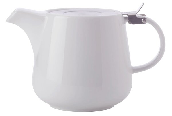 Bel porcelanast čajnik s cedilom Maxwell & Williams Basic, 1,2 l