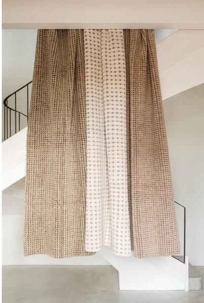 Pralen ročno tkan volnen tekač v naravni barvi 80x230 cm Unexpected Wool – Lorena Canals