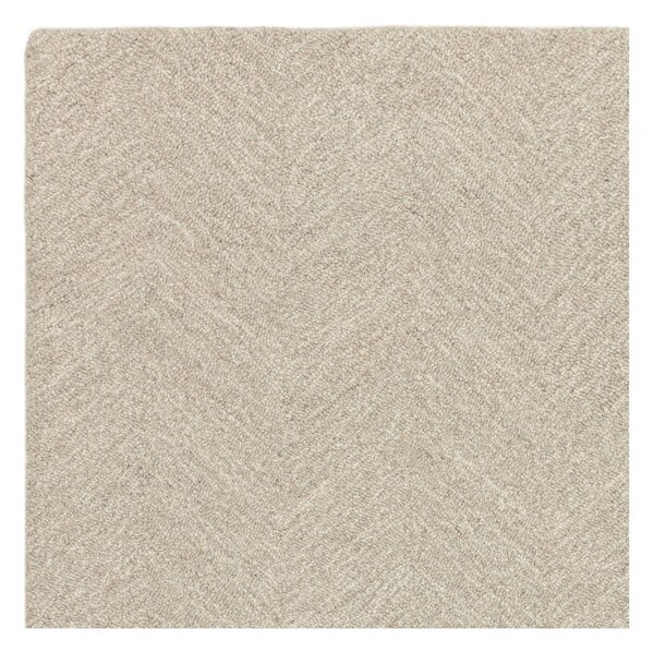 Kremno bela ročno tkana preproga iz mešanice volne 120x170 cm Theodore Chevron – Asiatic Carpets