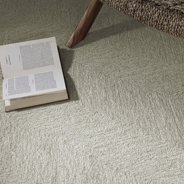 Kremno bela ročno tkana preproga iz mešanice volne 120x170 cm Theodore Chevron – Asiatic Carpets