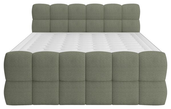 Premium Living Postelja Boxspring Brisbane, Zelena, 120x200