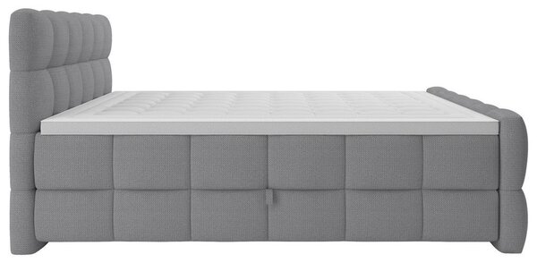 Premium Living Postelja Boxspring Brisbane, Siva, 120x200