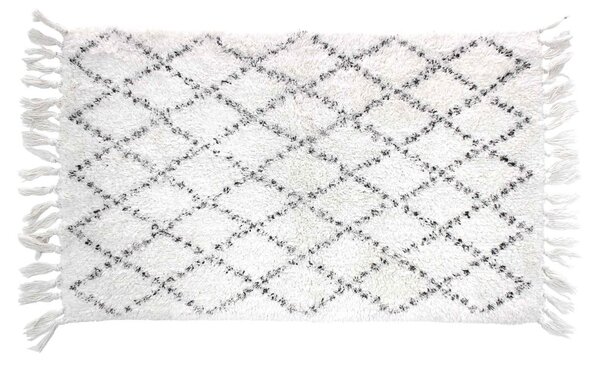 Bela kopalniška preproga 50x80 cm Latika – douceur d'intérieur